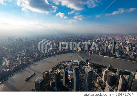 中國上海市白天 中國上海市白天 38471764