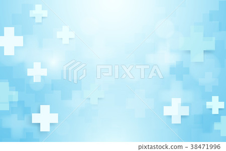 Abstract geometric medical cross shape background. Abstract geometric medical cross shape background. 38471996