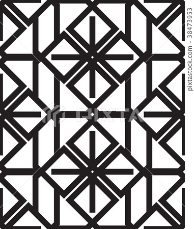 Vector geometric seamless pattern Vector geometric seamless pattern 38473953