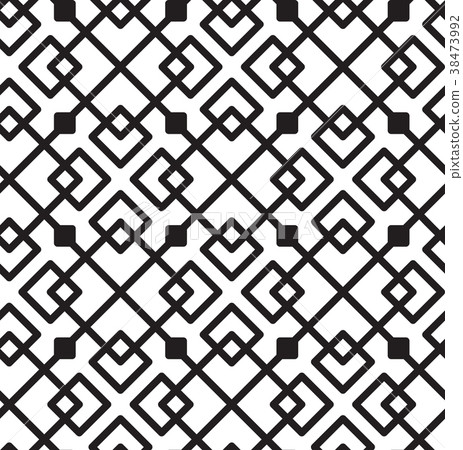 Vector geometric seamless pattern 38473992