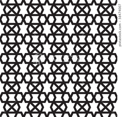 Geometric seamless pattern Geometric seamless pattern 38474007