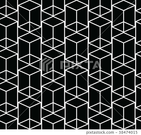 Vector seamless geometric pattern 38474015