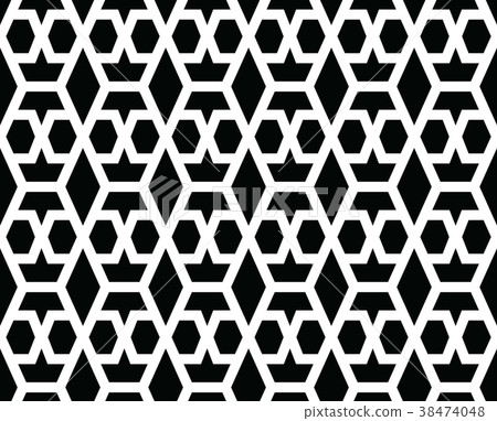 Geometric seamless vector pattern 38474048