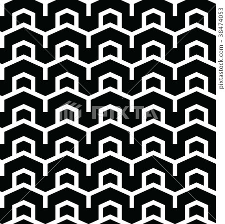 Geometric seamless vector pattern 38474053
