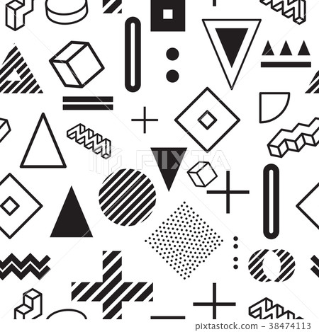 Geometric seamless pattern Geometric seamless pattern 38474113