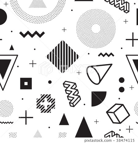 Geometric seamless pattern Geometric seamless pattern 38474115