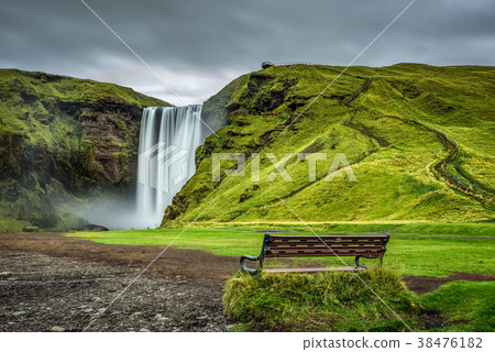 Skogafoss waterfall in southern Iceland 38476182