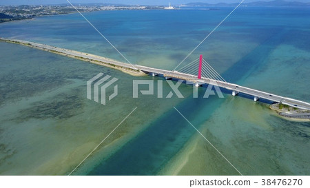藍色海的路跑的水下的路 38476270