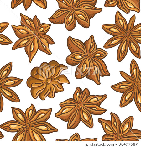 anise vector pattern 38477587