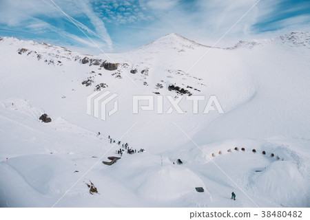 ski resort in the mountain, Alp, Germany ski resort in the mountain, Alp, Germany 38480482