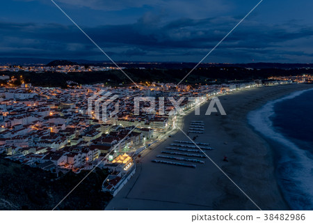 拿撒勒風景在晚上 38482986