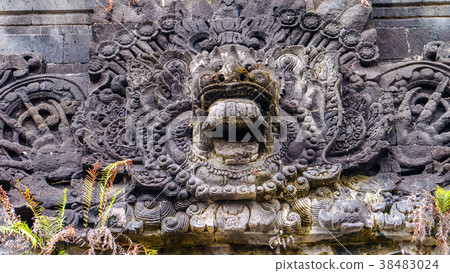 Traditional Balinese stone sculpture art and Traditional Balinese stone sculpture art and 38483024