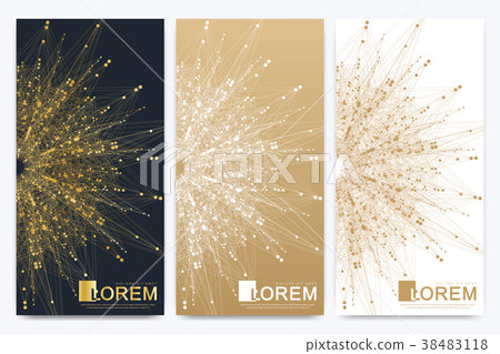 Modern set of vector flyer, web, banner, card, vip 38483118