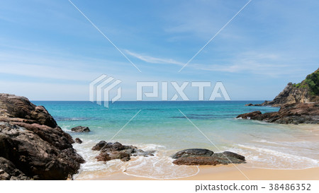 Beautiful scenery landscape of tropical sea Beautiful scenery landscape of tropical sea 38486352