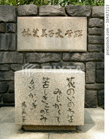 Sakurajima的Ayako Hayashi文學紀念碑 Sakurajima的Ayako Hayashi文學紀念碑 38487213