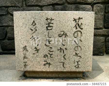 Ayako Hayashi literary monument of Sakurajima Ayako Hayashi literary monument of Sakurajima 38487215