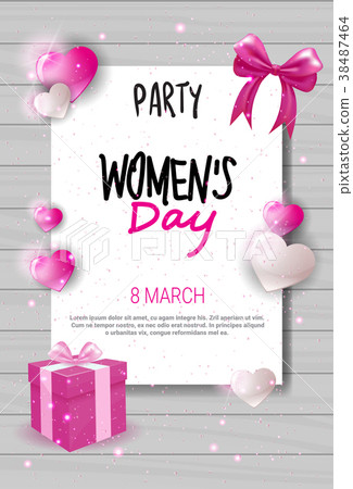 8 March Day Party Invitation Womens Day 8 March Day Party Invitation Womens Day 38487464