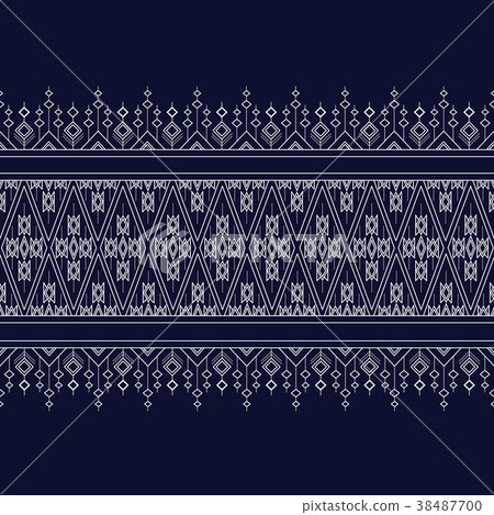 Geometric ethnic pattern traditional Design 38487700