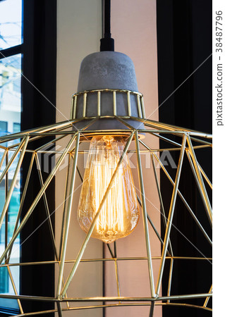 Electricity lamp, orange light modern design 38487796
