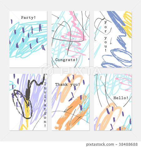 Scribbles marks crayon texture blue on white Scribbles marks crayon texture blue on white 38488688