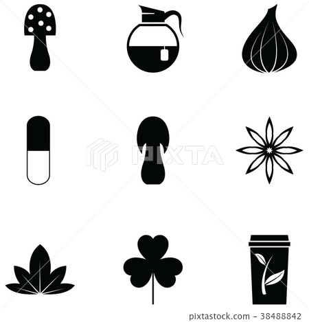 herb icon set - Stock Illustration [38488842] - PIXTA