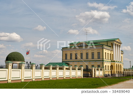 House of the governor on Tura river bank. Tyumen House of the governor on Tura river bank. Tyumen 38489040