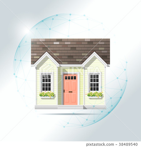 Property insurance concept with small house 38489540