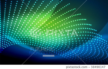 Smooth neon wave Smooth neon wave 38490147