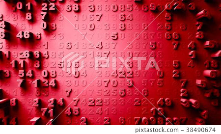 Abstract Numbers Random Motion Abstract Numbers Random Motion 38490674