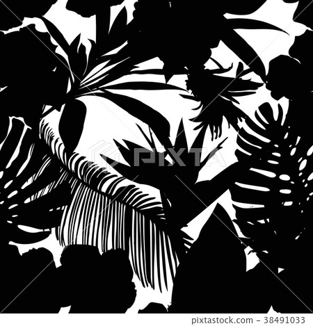 Floral seamless pattern. Background with isolated 38491033