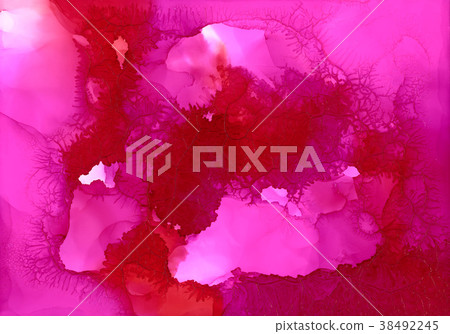 Colorful background hand drawn with bright inks 38492245