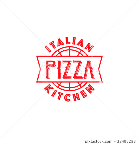 Pizza restaurant classic logo design Pizza restaurant classic logo design 38493288