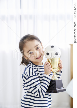 Soccer, Soccer Ball, Children, Korean 38494238