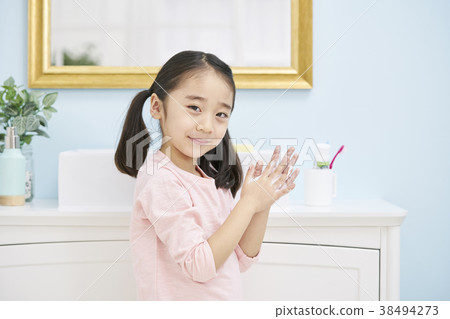 房子，浴室，兒童，韓國 38494273