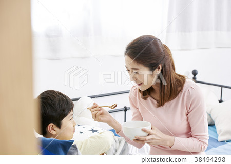 Pain, Cold, Children, Mom, Korean 38494298