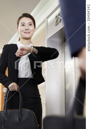 Businessman, Business Woman, Korean Businessman, Business Woman, Korean 38494341