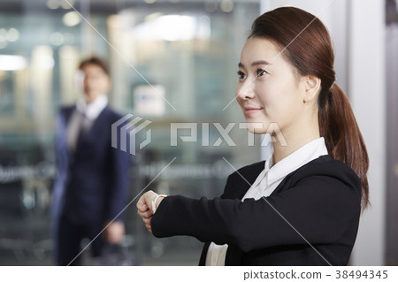 Businessman, Business Woman, Korean Businessman, Business Woman, Korean 38494345
