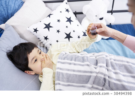 Pain, Cold, Children, Mom, Korean 38494398