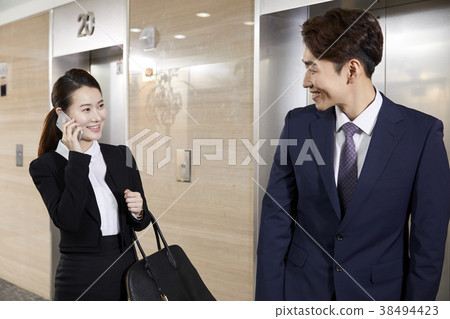 Businessman, Business Woman, Korean 38494423
