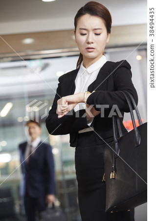 商人,女商人,韓國人 商人,女商人,韓國人 38494435