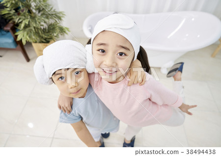 Bath, life, children, Korean Bath, life, children, Korean 38494438