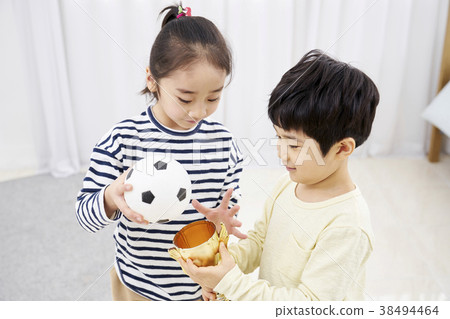 Soccer, Soccer Ball, Children, Korean Soccer, Soccer Ball, Children, Korean 38494464