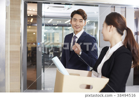 商人,女商人,韓國人 商人,女商人,韓國人 38494516