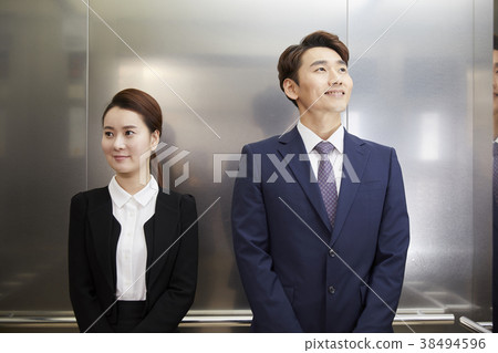商人,女商人,韓國人 商人,女商人,韓國人 38494596