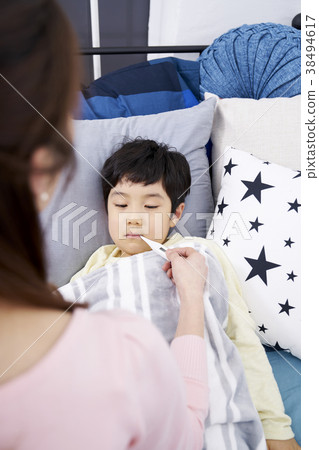 疼痛,感冒,兒童,媽媽,韓國人 疼痛,感冒,兒童,媽媽,韓國人 38494617