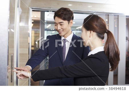 Businessman, Business Woman, Korean Businessman, Business Woman, Korean 38494618