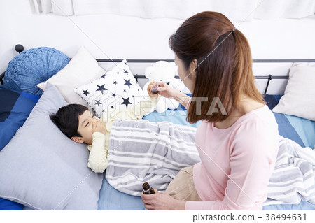 Pain, Cold, Children, Mom, Korean 38494631