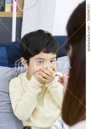 Pain, Cold, Children, Mom, Korean 38494633