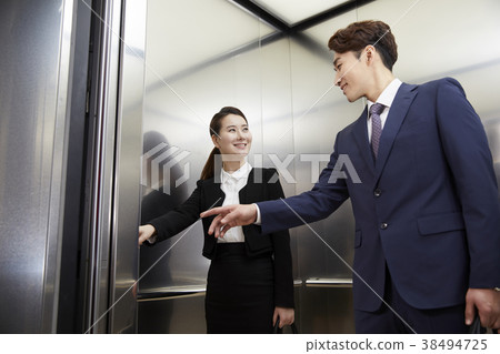 Businessman, Business Woman, Korean Businessman, Business Woman, Korean 38494725