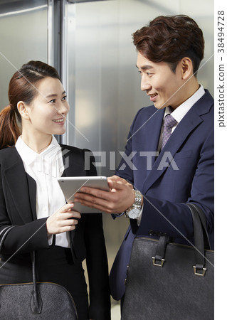Businessman, Business Woman, Korean 38494728